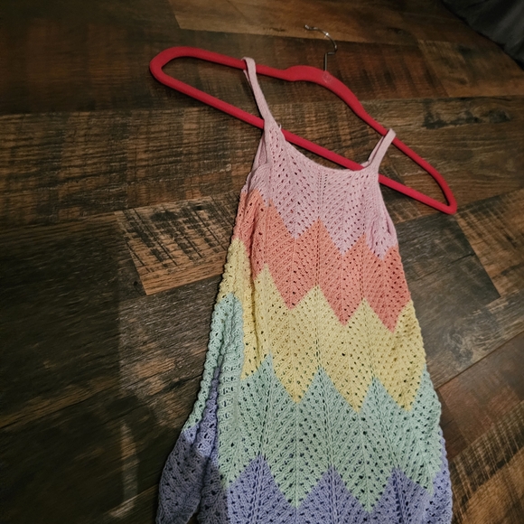 Colorful Chevron Knit Dress - Picture 3 of 4